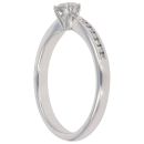 9ct White Gold 0.50ct Brilliant Cut Diamond Solitaire Ring