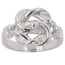 Silver Knot Ring By Icesia
