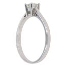 18ct White Gold 0.33ct Princess Cut Diamond Solitaire Ring