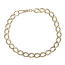 9ct Yellow Gold Cub Bracelet 10"
