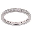 18ct White Gold 0.72ct Brilliant Cut Diamond Full Eternity Ring