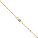 22ct Yellow Gold Ripple Chain 18"