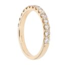 9ct Yellow Gold 0.80ct Diamond Half Eternity Ring