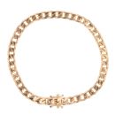 9ct Yellow Gold Curb Bracelet 8"