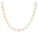 18ct Yellow and White Gold Loop Link Chain 26"