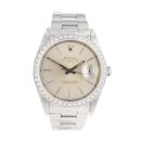 Rolex Custom Oyster Perpetual Date Pre Owned Watch Ref 15200