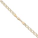 9ct Yellow Gold Double Curb Chain 16"