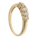 18ct Yellow Gold 0.25ct Diamond Five Stone Ring