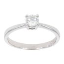 Platinum 0.33ct Diamond Solitaire Ring