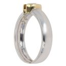 18ct Yellow And White Gold 0.32ct Brilliant Cut Diamond Solitaire Ring