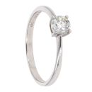 9ct White Gold 0.50ct Diamond Solitaire Ring