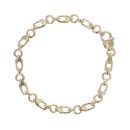 9ct Yellow Gold Fancy Bracelet 7.5"