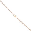 9ct Yellow Gold Button Chain 18"