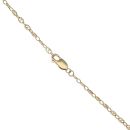 9ct Yellow Gold Button Chain 20"