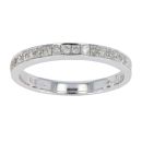 9ct White Gold 0.26ct Diamond Eternity Ring by Anya Belle