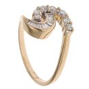 18ct Yellow Gold 0.50ct Brilliant And Baguette Cut Diamond Fancy Ring