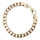 9ct Yellow Gold Curb Bracelet 8"