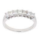 18ct White Gold Diamond Eternity Ring by Anya Belle