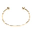 9ct Yellow Gold ID Torque Bangle