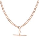 9ct Rose Gold Albert T-Bar Chain 18"