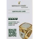 14ct Yellow Gold Monaco Cubic Zirconia Signet Ring