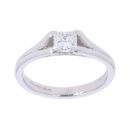 Platinum 0.52ct Diamond Solitaire Ring