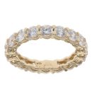 14ct Yellow Gold Cubic Zirconia Full Eternity Ring