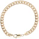 9ct Yellow Gold Curb Bracelet 8"