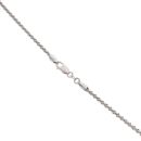 9ct White Gold Fancy Chain 18"