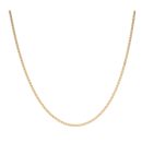 9ct Yellow Gold Curb Chain 16"