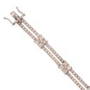 18ct White Gold 2.15ct Brilliant Cut Diamond Bracelet 6"