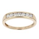 9ct Yellow Gold 0.33ct Diamond Eternity Ring