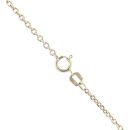 14ct Yellow Gold Cubic Zirconia Dragonfly Pendant and Chain 20"