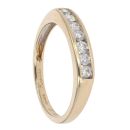 9ct Yellow Gold 0.33ct Diamond Eternity Ring