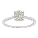 18ct White Gold 0.75ct Diamond Solitaire Ring