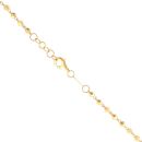22ct Yellow Gold Faceted Bead Chain 22"