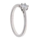 18ct White Gold 0.25ct Brilliant Cut Diamond Solitaire Ring