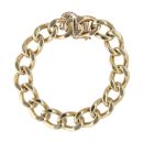 9ct Yellow Gold Curb Bracelet 8"