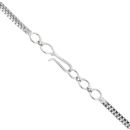 18ct White Gold 2.75ct Brilliant Cut Diamond Two Row Necklace 16"