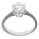 Platinum 1.35ct Diamond Solitaire Ring