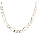 9ct Yellow Gold Figaro Chain 24"