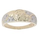 9ct Yellow Gold 0.10ct Diamond Rennie Mac Ring