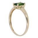 9ct Yellow Gold Diopside Single Stone Ring