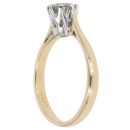 18ct Yellow Gold Brilliant Cut 0.60ct Diamond Solitaire Ring