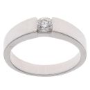 18ct White Gold 0.25ct Brilliant Cut Diamond Solitaire Ring
