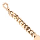 9ct Yellow Gold ID Curb Bracelet 7.5"