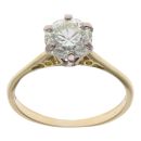 18ct Yellow Gold 1.40ct Brilliant Cut Diamond Solitaire Ring