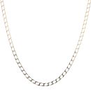 9ct Yellow Gold Square Curb Chain 20"