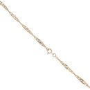 9ct Yellow Gold Twist Chain 20"