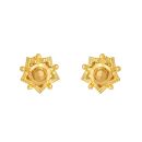 22ct Yellow Gold Earrings in Filligree Design